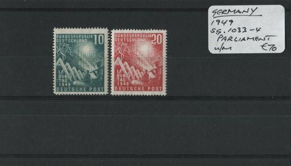 Germany 1949 SG.1033-4 U/M (Lot 2)