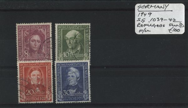 Germany 1949 SG.1039-42 F/U