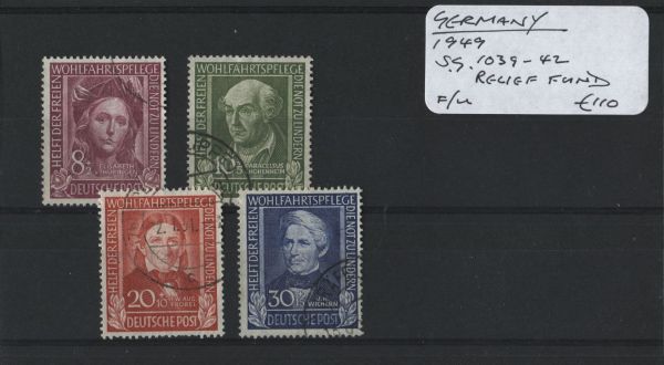 Germany 1949 SG.1039-42 F/U (Lot 2)