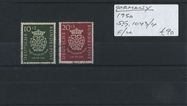 Germany 1950 SG.1043-4 F/U (Lot 2)