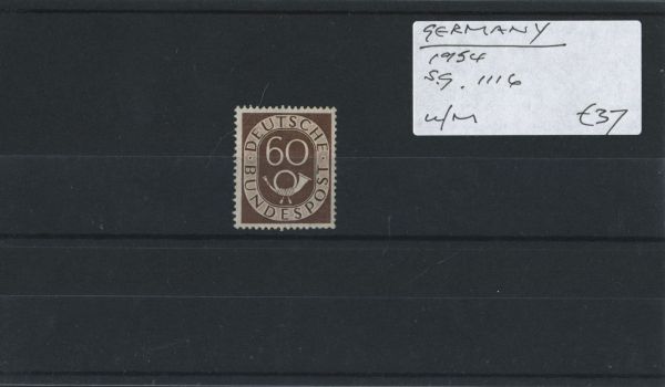 Germany 1954 SG.1116 U/M