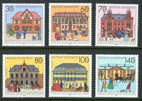 Germany 1991 SG.2415-2420 U/M