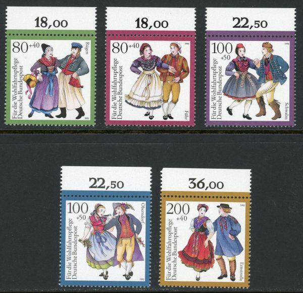 Germany 1993 SG.2542-2546 U/M