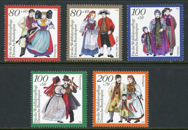 Germany 1994 SG.2598-2602 U/M