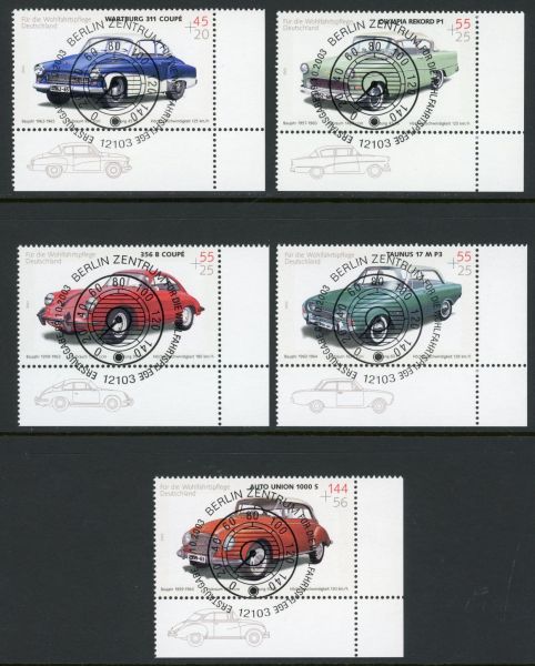 Germany 2003 SG.3238-3242 F/U