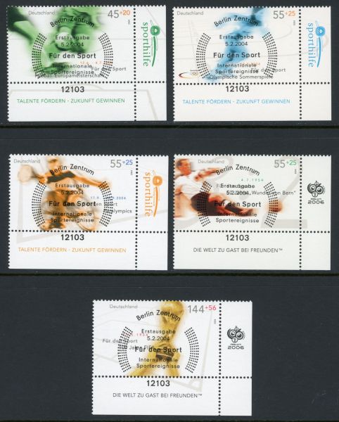 Germany 2004 SG.3253-3257 F/U