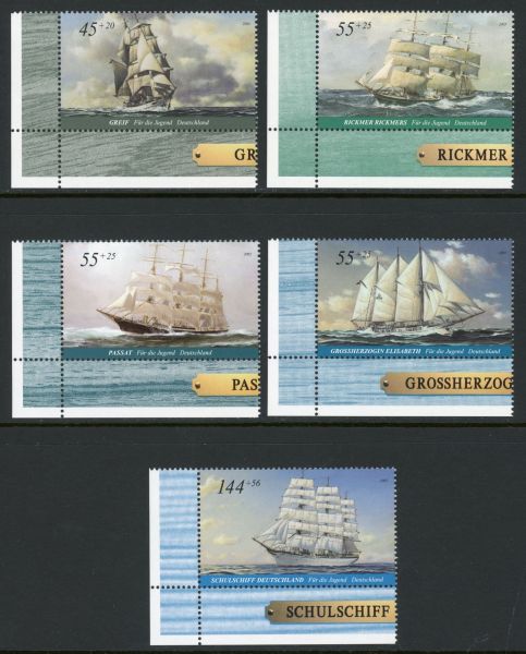 Germany 2005 SG.3358-3362 U/M