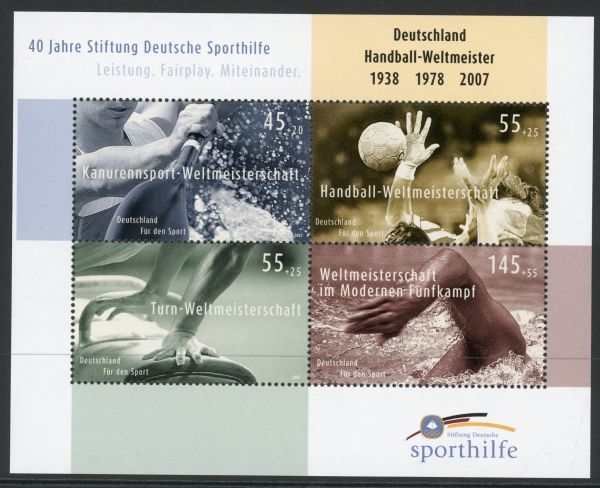 Germany 2007 SG.MS3477 U/M