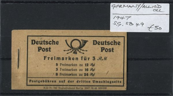 Germany Allied Occupation 1947 SG.SB49 (Lot 2)