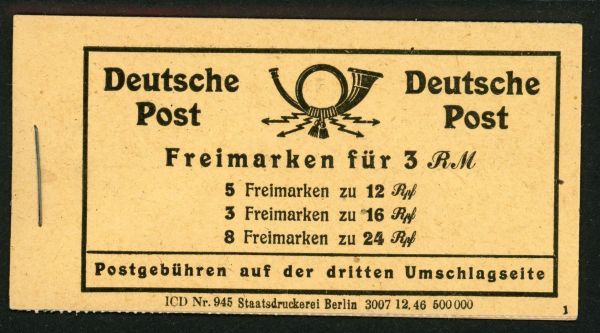 Germany / Allied Occupation / American, British & Russian Zones 1947 SG.SB49