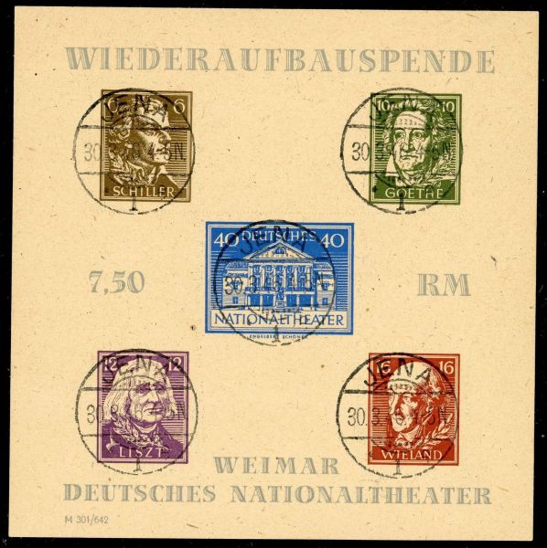 Germany / Allied Occupation / Russian Zone / Thuringia 1946 SG.MSRF12 F/U