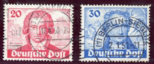 Germany / Berlin 1949 SG.B62-B63 F/U