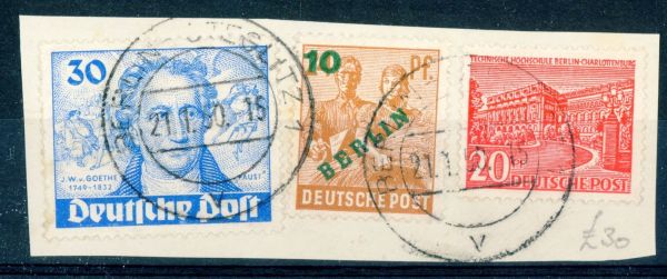 Germany / Berlin 1949 SG.B63 F/U (2)