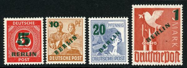 Germany / Berlin 1949 SG.B64-B67 U/M