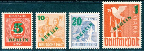 Germany / Berlin 1949 SG.B64-B67 U/M (2)