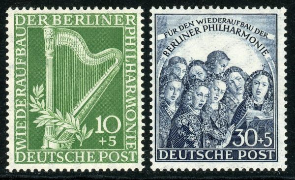 Germany / Berlin 1950 SG.B72-B73 U/M