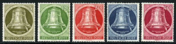 Germany / Berlin 1951-2 SG.B82-B86 U/M