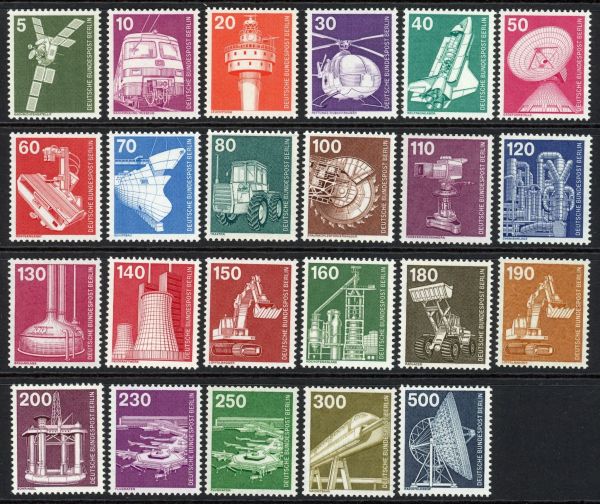 Germany / Berlin 1975 SG.B478-B491 U/M