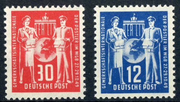 Germany / East 1949 SG.E2-E3 U/M