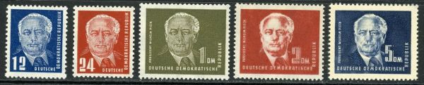 Germany / East 1950 SG.E10-E14 U/M