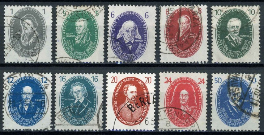 Germany / East 1950 SG.E20-E29 F/U