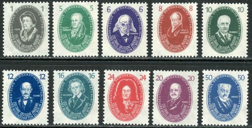 Germany / East 1950 SG.E20-E29 U/M