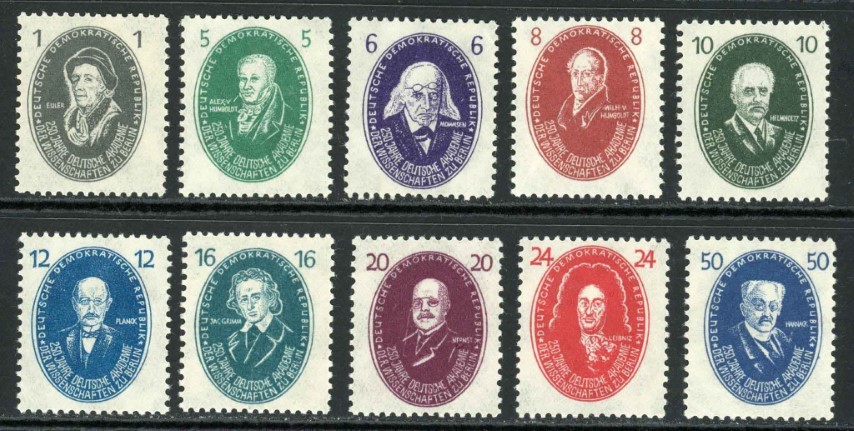 Germany / East 1950 SG.E20-E29 U/M