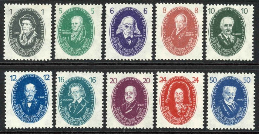 Germany / East 1950 SG.E20-E29 U/M