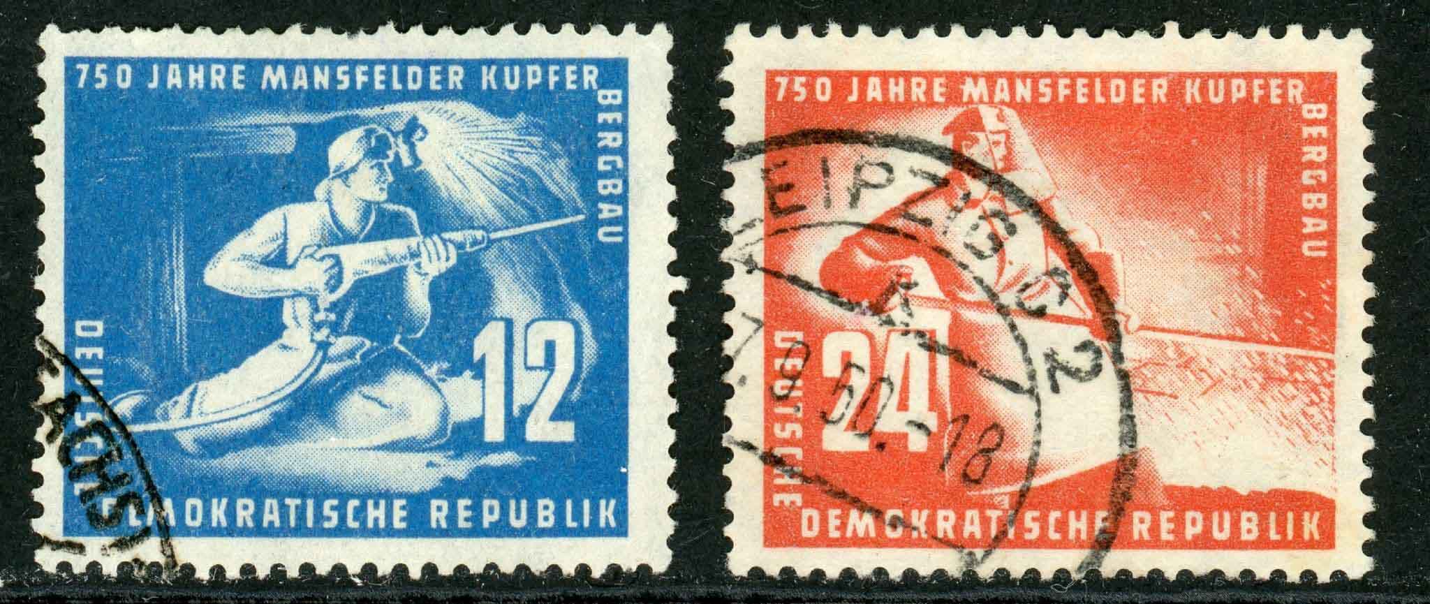 Germany / East 1950 SG.E30-E31 F/U