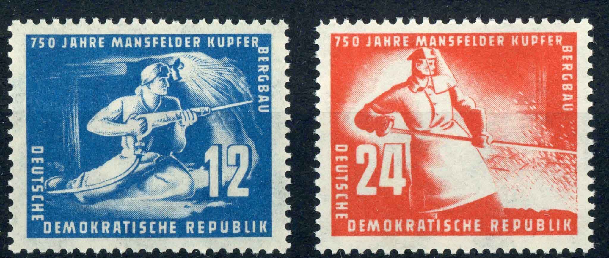 Germany / East 1950 SG.E30-E31 U/M