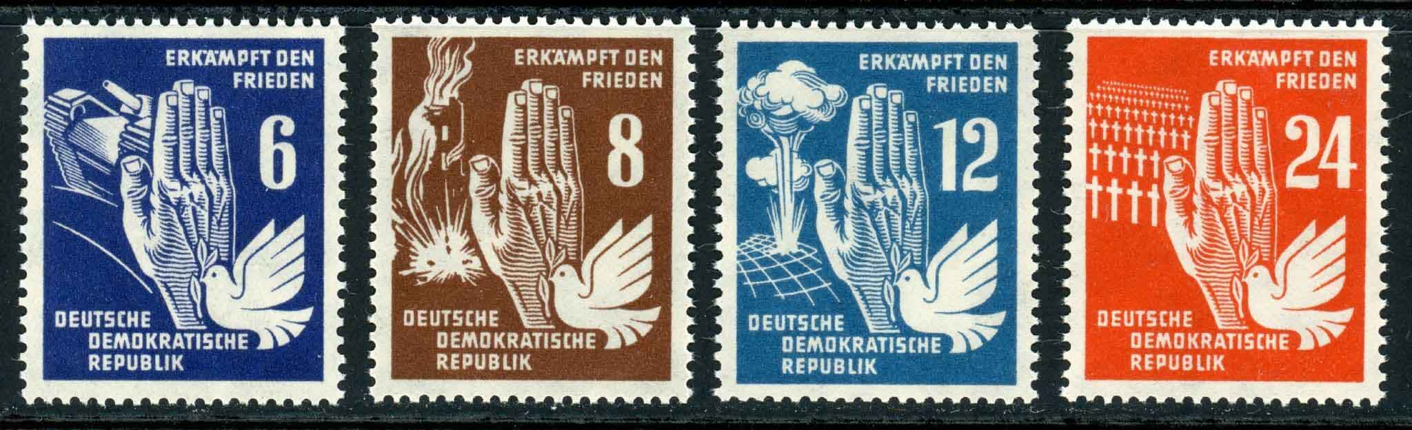 Germany / East 1950 SG.E33-E36 U/M