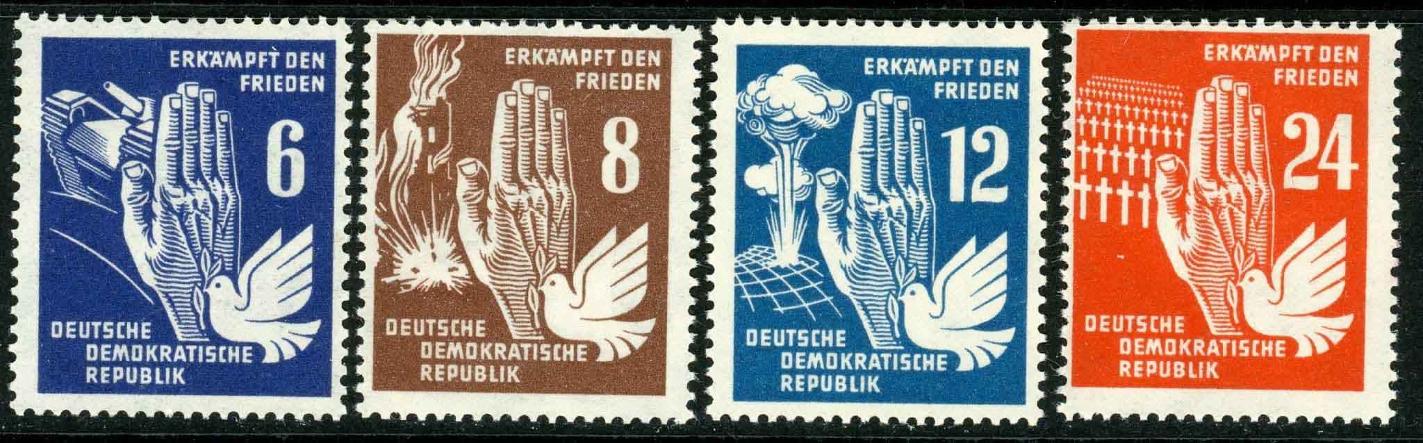 Germany / East 1950 SG.E33-E36 U/M