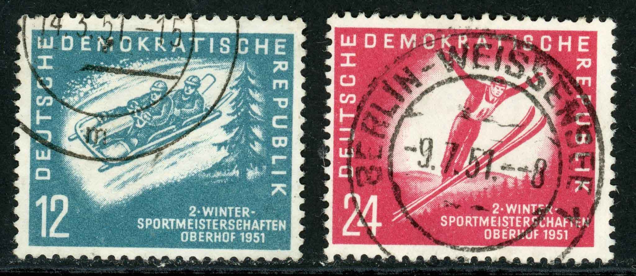 Germany / East 1951 SG.E37-E38 F/U