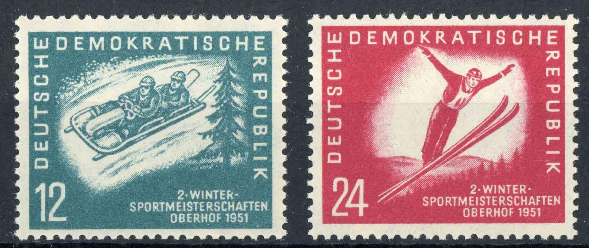 Germany / East 1951 SG.E37-E38 U/M