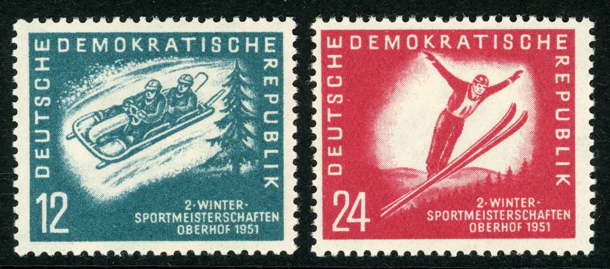 Germany / East 1951 SG.E37-E38 U/M