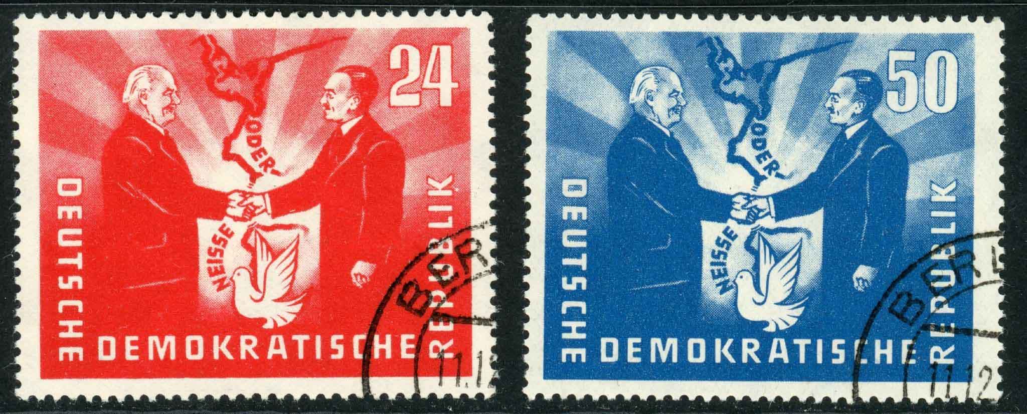 Germany / East 1951 SG.E41-E42 F/U