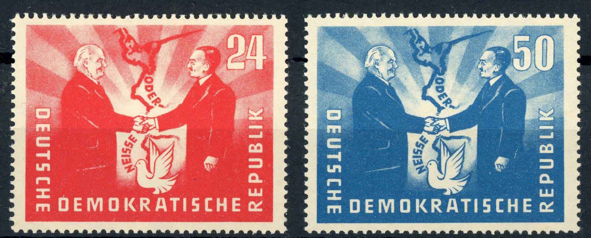 Germany / East 1951 SG.E41-E42 U/M