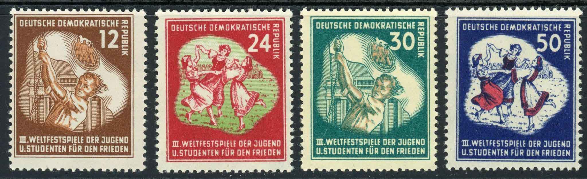 Germany / East 1951 SG.E46-E49 U/M