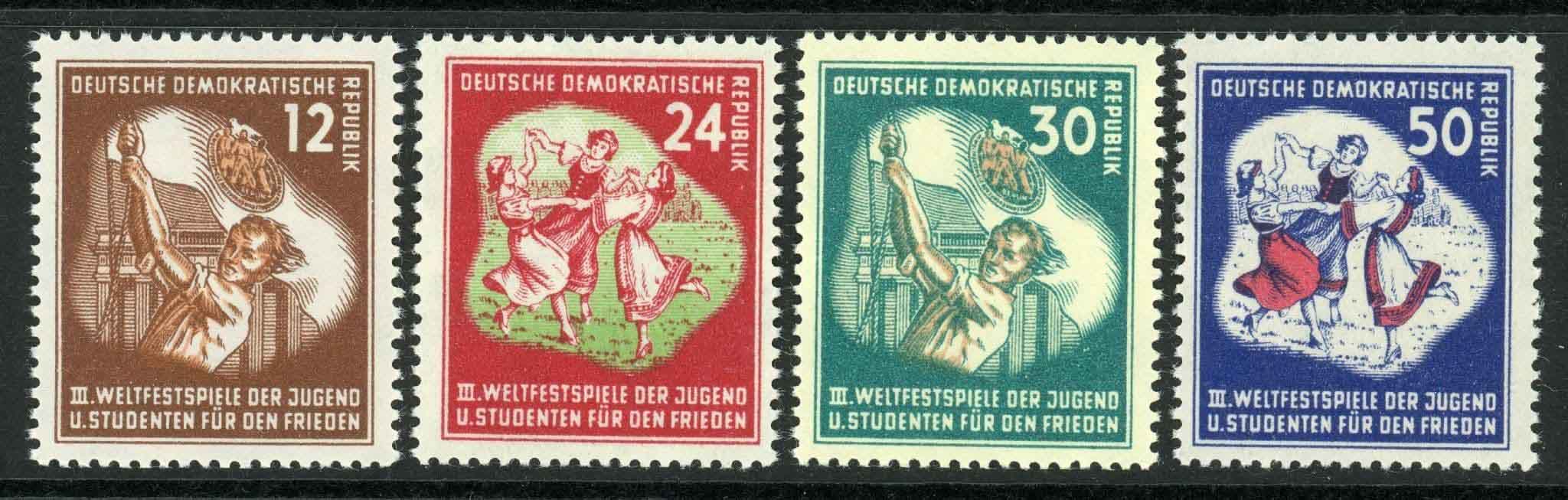 Germany / East 1951 SG.E46-E49 U/M