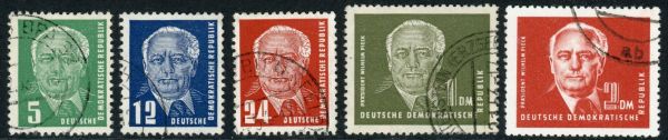 Germany / East 1952 SG.E68-E72 F/U