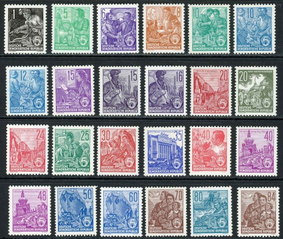 Germany / East 1953-55 SG.E153-E176 U/M