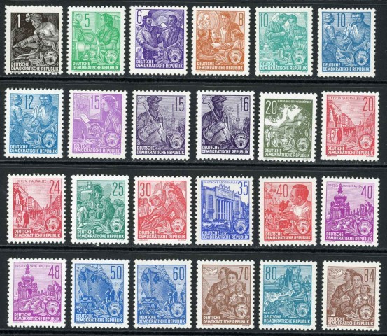 Germany / East 1953-55 SG.E153-E176 U/M