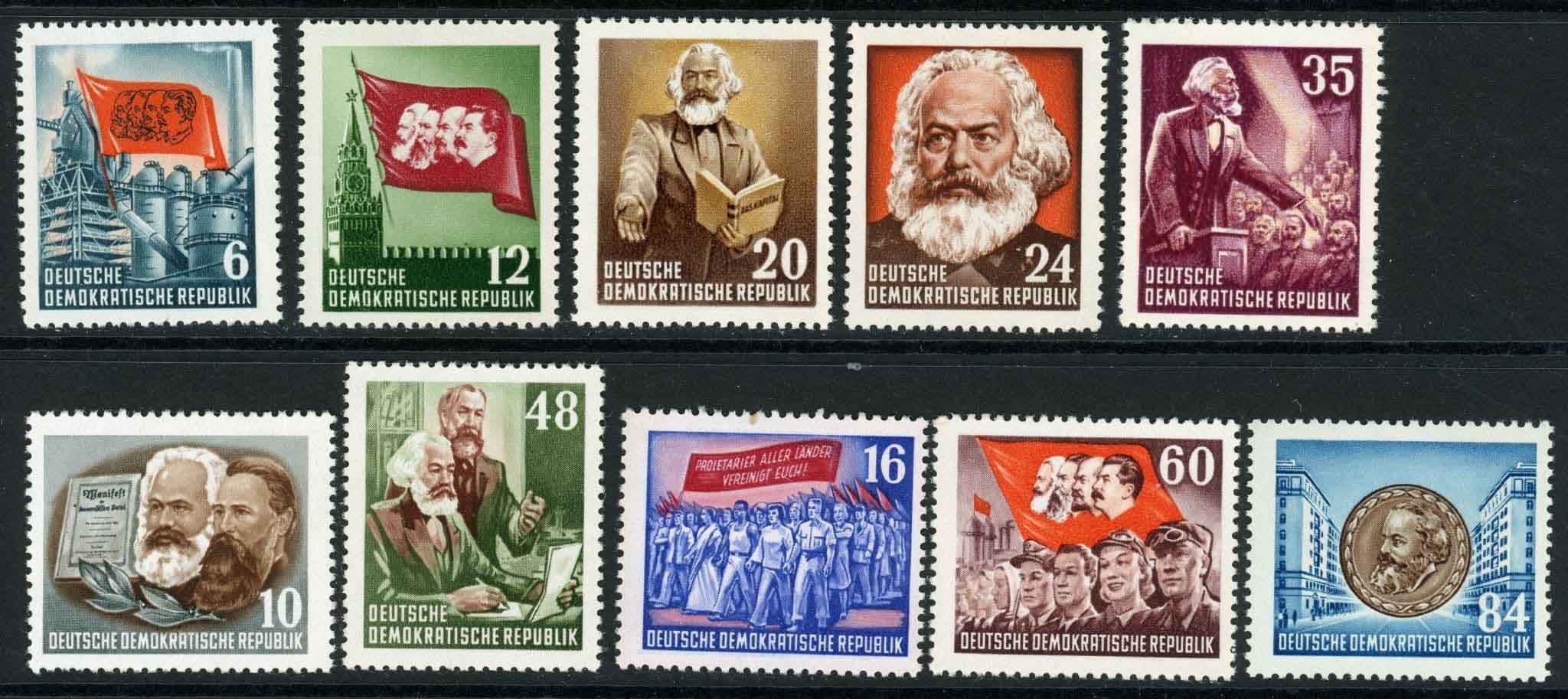 Germany / East 1953 SG.E102-E111 U/M