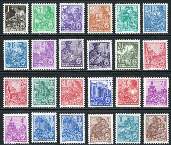 Germany / East 1953 SG.E153-E176 M/M