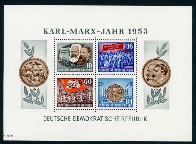 Germany / East 1953 SG.MSE111a U/m (2 sheets)