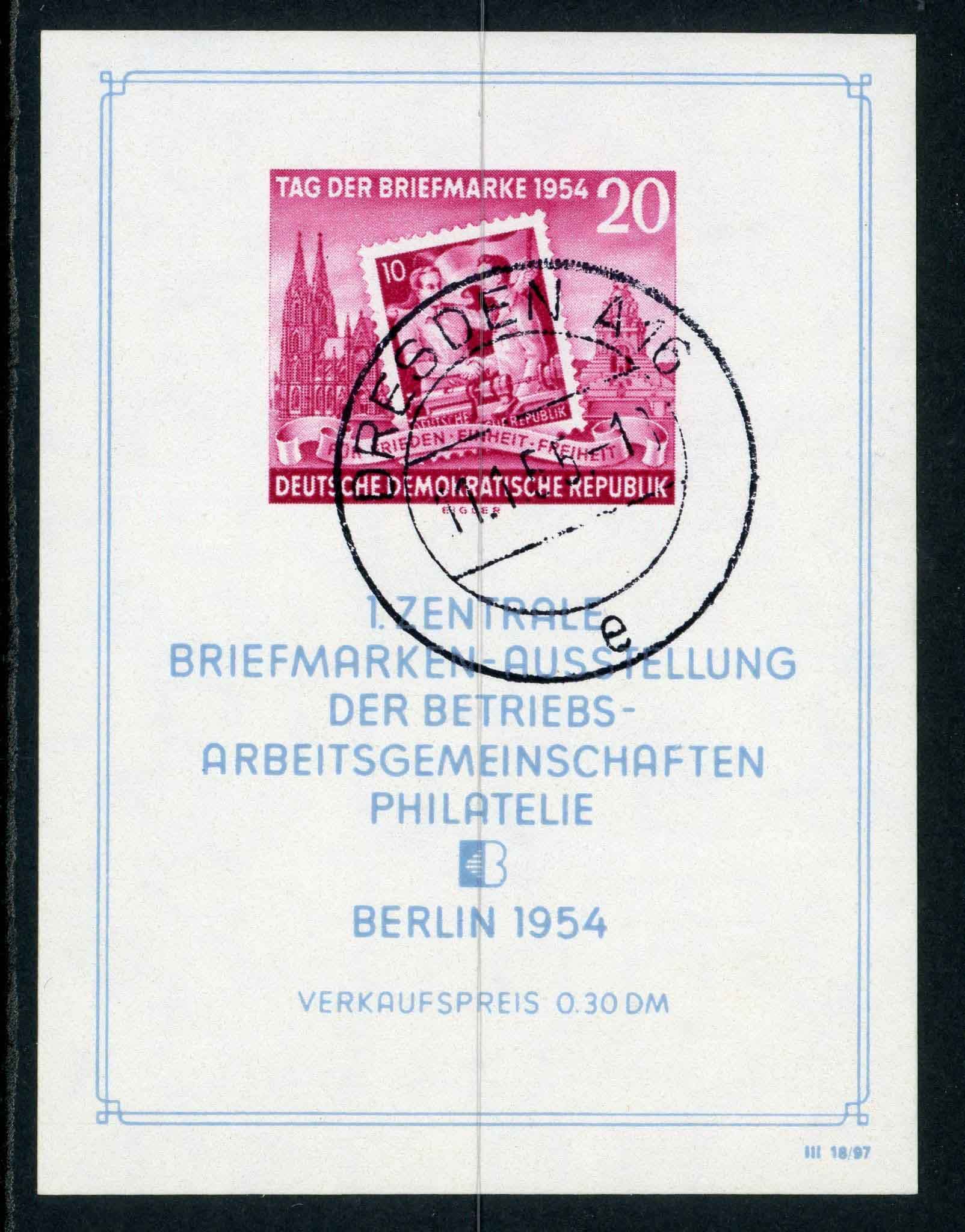 Germany / East 1954 SG.MES200b F/U