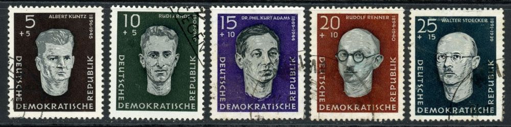 Germany / East 1958 SG.E374-E378 F/U