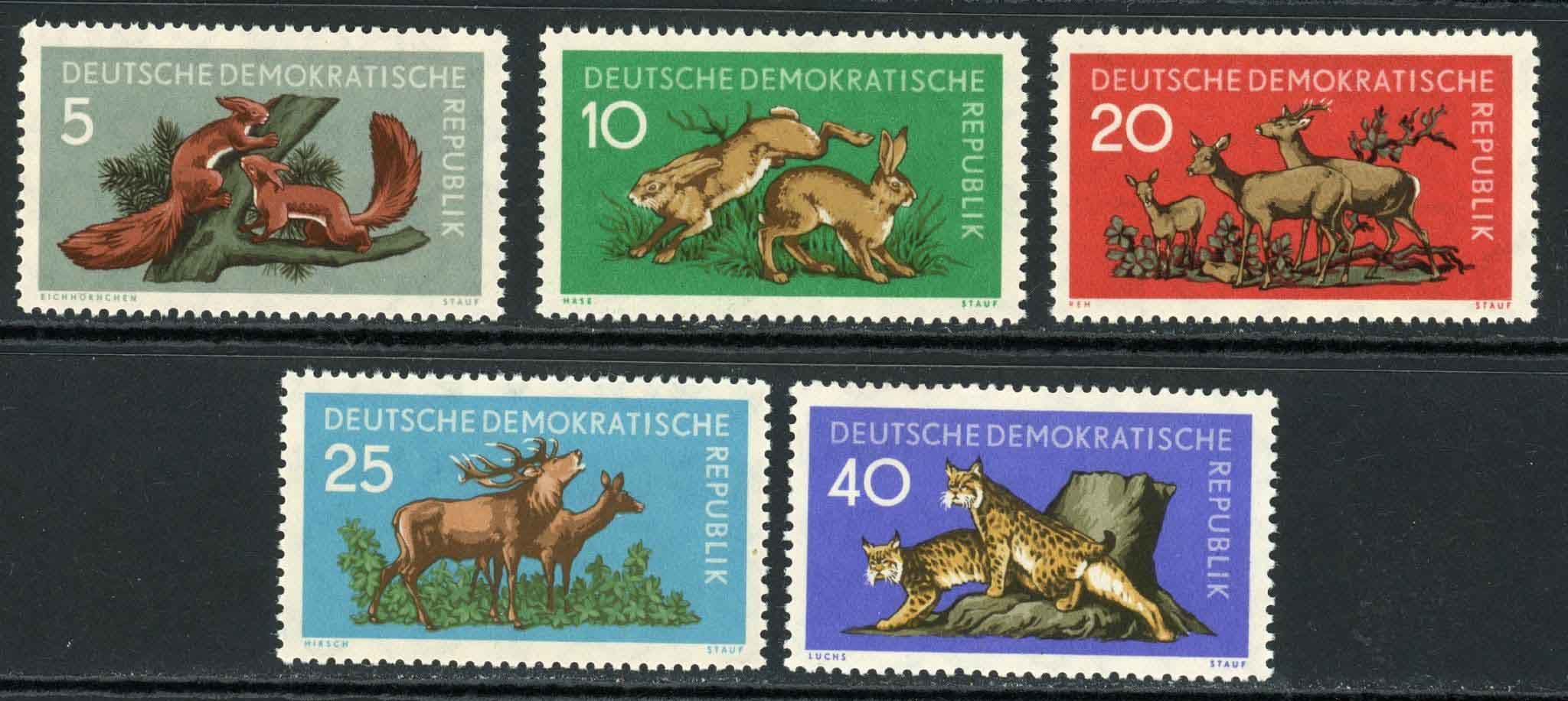 Germany / East 1959 SG.E470-E474 U/M