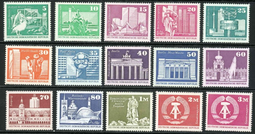 Germany / East 1973-75 SG.E1533-E1546a U/M