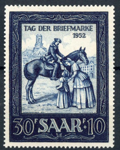 Germany / Saar / French Occupation 1952 SG.311 U/M